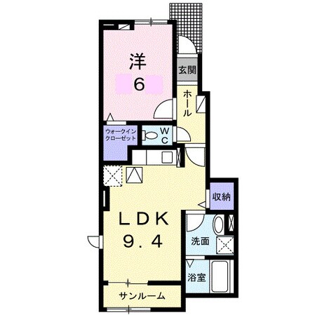 ジュネス　ガーデンＫ３の物件間取画像